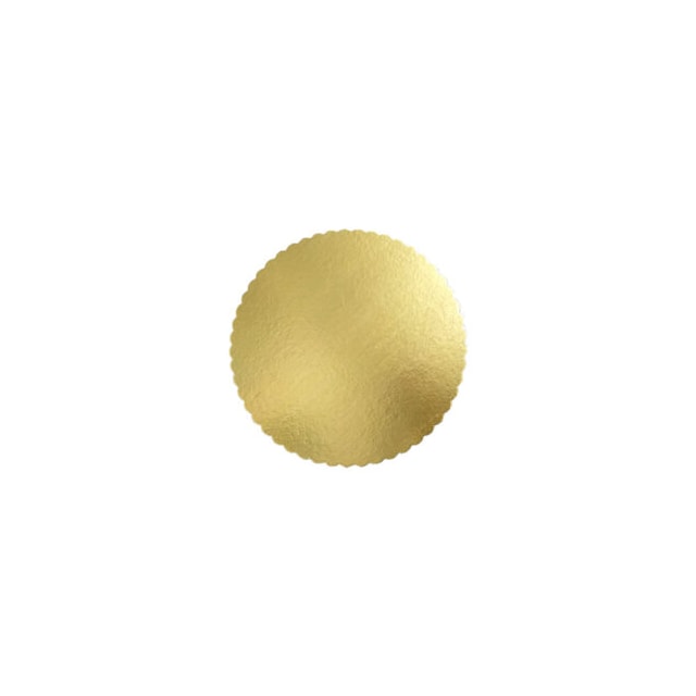 Cake Board Dupla Face 21cm Ouro/Prata - Unitário Cake Board Dupla Face 21cm Ouro/Prata - Unitário