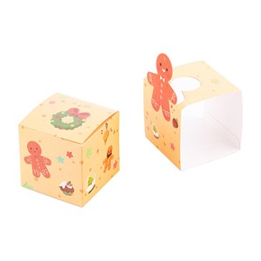 Embalagem Cubo Para Doces, Biscoito, Colecionáveis - 10 Un