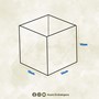 Embalagem Cubo Para Doces, Biscoito, Colecionáveis - 10 Un