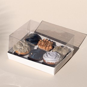 Embalagem para 6 Cupcakes Basics - Pct c/10 un