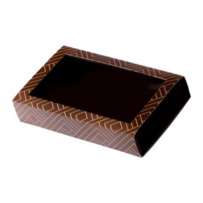 Embalagem para Barra de Chocolate, Marrom - Pct c/ 25un