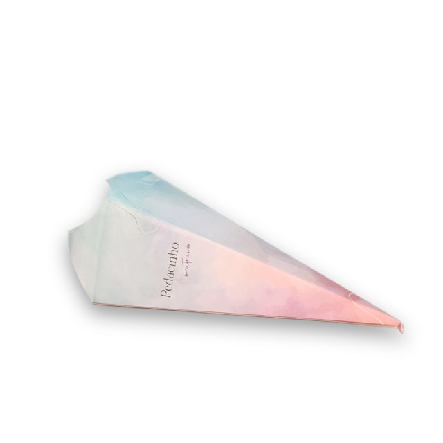 Embalagem para Cone Trufado com papel, Aquarela - 50un Embalagem para Cone Trufado com papel, Aquarela - 50un