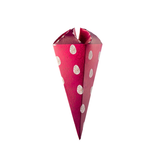 Embalagem para Cone Trufado - RUBI, com papel - 50un Embalagem para Cone Trufado - RUBI, com papel - 50un