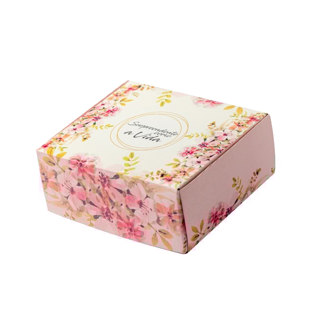 Embalagem para Donuts - Floral - Pct c/ 25 un Embalagem para Donuts - Floral - Pct c/ 25 un