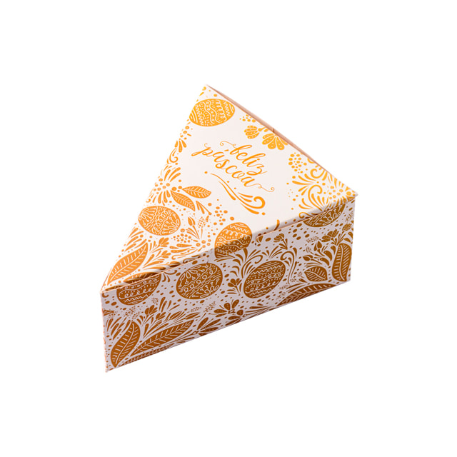 Embalagem para Fatia de Bolo com papel - Celebrate - 50un Embalagem para Fatia de Bolo com papel - Celebrate - 50un