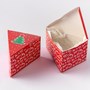 Embalagem para Fatia de Bolo com papel - Natal - 50un - Christmas