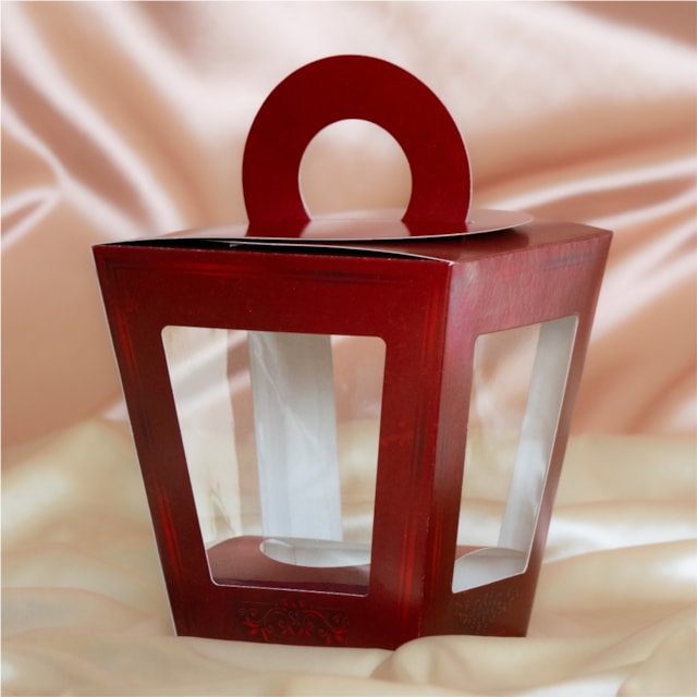 Embalagem para Mini Panetone/Chocotone, Com Visor e berço, Lamparina - 5un Embalagem para Mini Panetone/Chocotone, Com Visor e berço, Lamparina - 5un