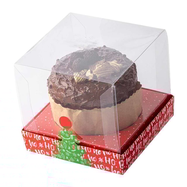 Embalagem para Panetone/Chocotone 400g/500g (17x17x16cm) - 10un Embalagem para Panetone/Chocotone 400g/500g (17x17x16cm) - 10un