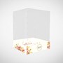 Embalagem para Sobremesa na Taça, Floral - Pct c/ 10un