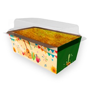 Mini Box Forneável com Tampa, MEN - 50un - Azure Embalagens