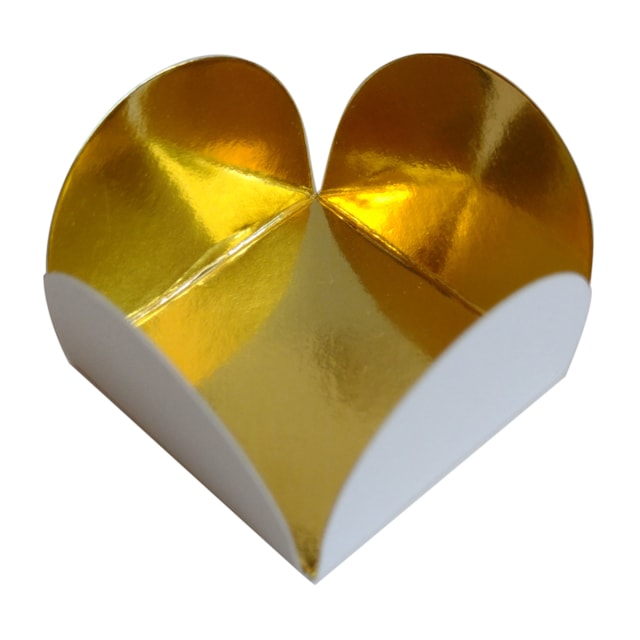 Forminha De Doce 4 Pétalas, Metalizada Ouro - 50 Un Forminha De Doce 4 Pétalas, Metalizada Ouro - 50 Un