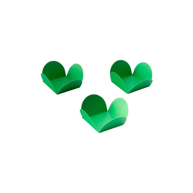 Forminha De Doce 4 Pétalas, Verde Bandeira - 50 Un Forminha De Doce 4 Pétalas, Verde Bandeira - 50 Un