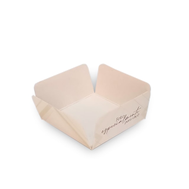 Forminha para Brownie 6x6x3cm, Dourada - Pct. c/ 25 un. Forminha para Brownie 6x6x3cm, Dourada - Pct. c/ 25 un.