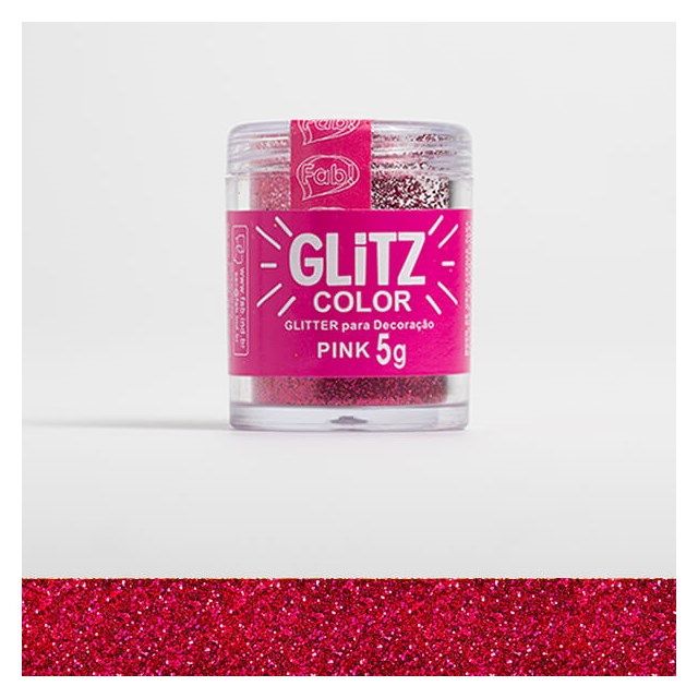 Glitter p/ decoracao PINK 5g - UNITARIO