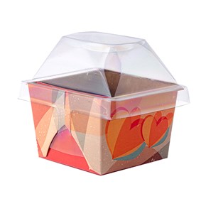 Mini Box Forneável com tampa, CORAZÓN – Pct 50un